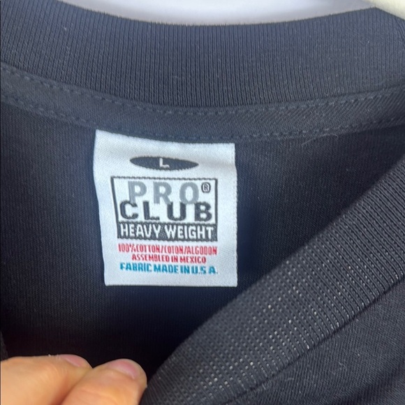 Pro Club Heavy Weight Men 3-Pack Black Short Sleeve Tees Casual Fit Size Large - Picture 4 of 9